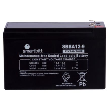 SMARTBIIT - Batería SmartBitt Plomo Ácido 12V9AH