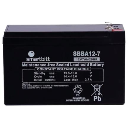 SMARTBIIT - Bateria Smartbitt de Reemplazo para No Break Plomo-Ácido 12V 7AH