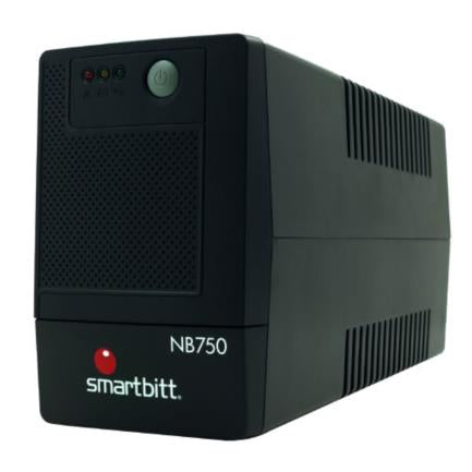SMARTBIIT - UPS Smartbitt Smart Interactive NB750 750VA/375 Watts 6 Contactos Protección de Línea Telefónica RJ-11