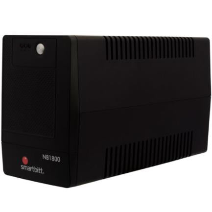 SMARTBIIT - UPS Smartbitt Smart Interactive NB1800 1800VA/900 Watts 8 Contactos Protección de Línea Telefónica RJ-11 Puerto USB