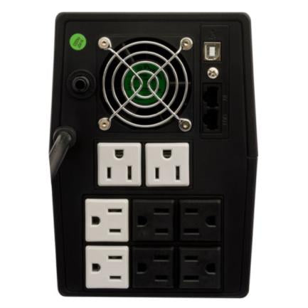 SMARTBIIT - UPS Smartbitt Smart Interactive NB1800 1800VA/900 Watts 8 Contactos Protección de Línea Telefónica RJ-11 Puerto USB