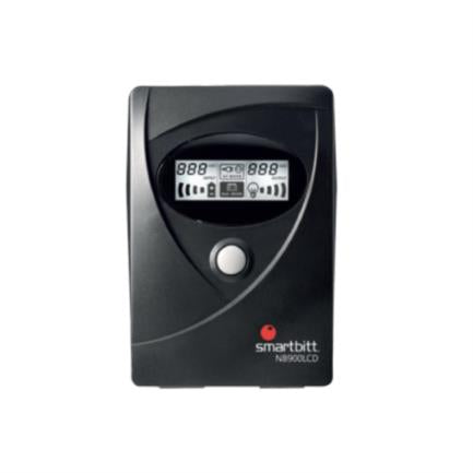 SMARTBIIT - UPS Smartbitt Smart Interactive 900 900VA/450Watts 6 Contactos Protección Línea Telefónica RJ-11