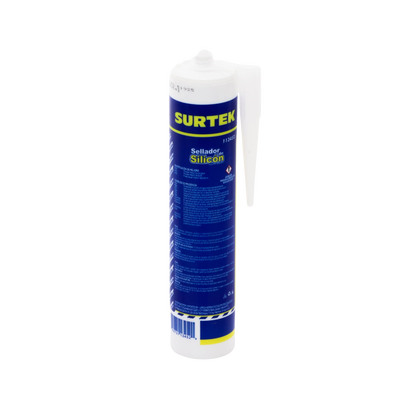 SURTEK - Silicón Para Baños y Cocinas /Color Blanco / Contenido 280 ml.