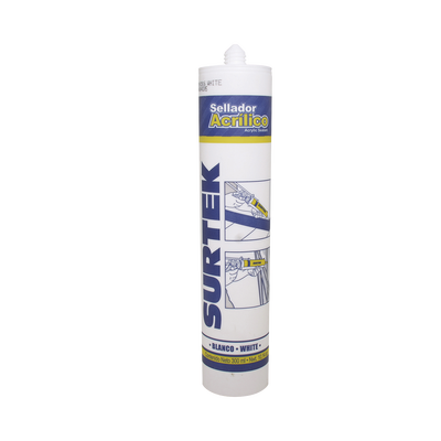 SURTEK - Sellado Acrílico /Color Blanco / Contenido 280 ml.