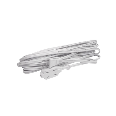 SURTEK - Extensión Eléctrica Doméstica de 2 metros / 127 V CA 8 A Máximo / Color Blanco.