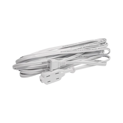 SURTEK - Extensión Eléctrica Doméstica de 3 metros / 127 V CA 8 A Máximo / Color Blanco.