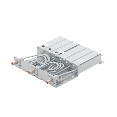 EPCOM INDUSTRIAL - Duplexer SYSCOM en VHF, 6 Cav. 148-160 MHz, 50 Watt, 5 MHz Sep. Rechazo de Banda, BNC Hembras.
