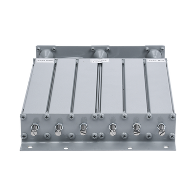 EPCOM INDUSTRIAL - Duplexer SYSCOM en UHF, 6 Cav. 403-430 MHz, 50 Watt, 15MHz Sep. Rechazo de Banda, BNC Hembras.