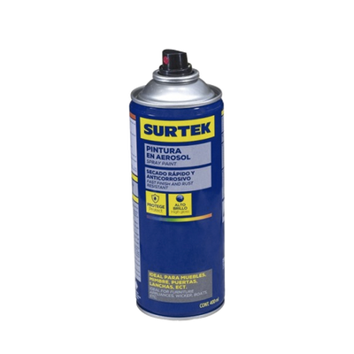 SURTEK - Pintura en Aerosol 400 ml / Color Rojo Oscuro.