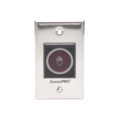 ACCESSPRO - Botón de salida sin contacto / Normalmente abierto y cerrado / Fácil instalación / Modelo RENOVADO