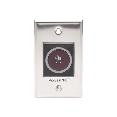 ACCESSPRO - Botón de salida sin contacto / Normalmente abierto y cerrado / Fácil instalación / Modelo RENOVADO