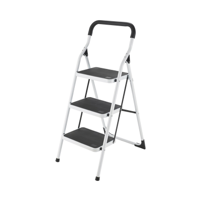 SURTEK - Escalera Plegable Tipo Taburete de Acero de 1.13 m.