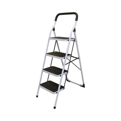 SURTEK - Escalera Plegable Tipo Taburete de Acero de 1.37 m.