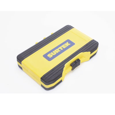 SURTEK - Juego de 101 puntas intercambiables con accesorios en juego, incluye destornillador tipo matraca.
