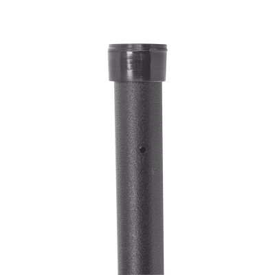EPCOM INDUSTRIAL - Poste de Esquina Negro de 1.2m para Cerca Electrificada de Tubo Galvanizado cal. 18 de 1"Diam. para 5 Aisladores (No incluidos).