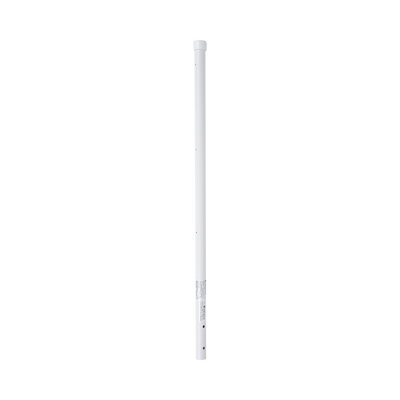 EPCOM INDUSTRIAL - Poste de Esquina de 0.8m para Cerca Electrificada. Tubo Galvanizado cal. 18 de 1"Diam. con Tapón, ideal para 3 Aisladores.
