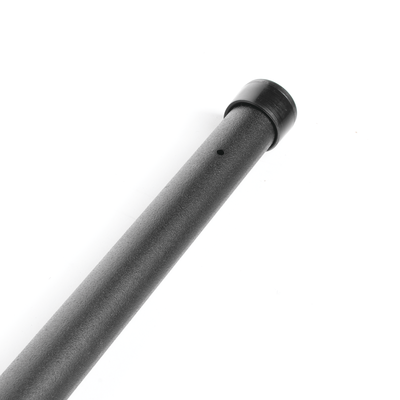 EPCOM INDUSTRIAL - Poste de ESQUINA para Cerca Electrificada. Tubo Galva. de 1.4m, cal. 18 de 1" Diam. + Pintura Negra, ideal para 6 Aisladores