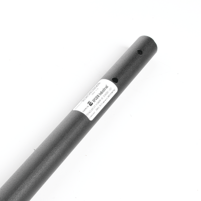 EPCOM INDUSTRIAL - Poste de ESQUINA para Cerca Electrificada. Tubo Galva. de 1.4m, cal. 18 de 1" Diam. + Pintura Negra, ideal para 6 Aisladores
