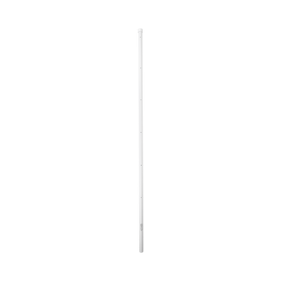 EPCOM INDUSTRIAL - Poste de Esquina para Cerca Electrificada. Tubo Galva. de 1.4 m, cal. 18 de 1" Diam. + Pintura Blanca. Ideal para 6 Aisladores