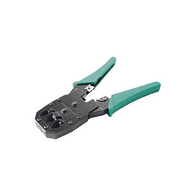 EPCOM POWERLINE - Pinzas para plegar (Ponchadoras) cables RJ11, RJ12, RJ45 telefónicos y cables de red Cat5e, Cat6, Cat6a y con Cavidades para 4, 6 y 8 conductores.