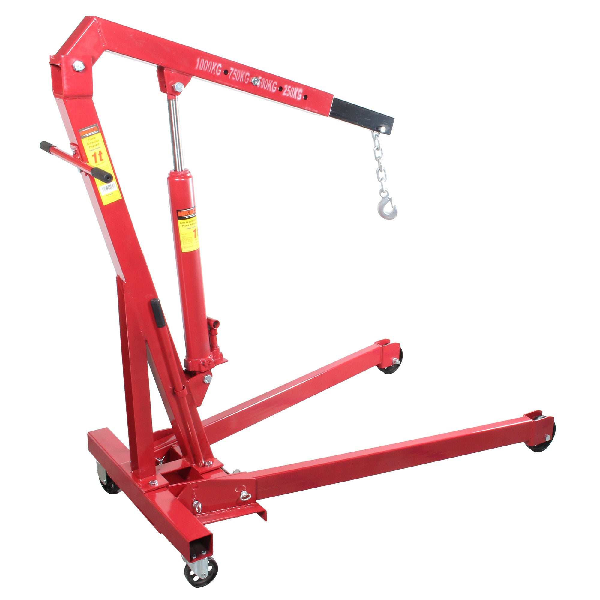 Pluma hidráulica para motor plegable (1 ton)