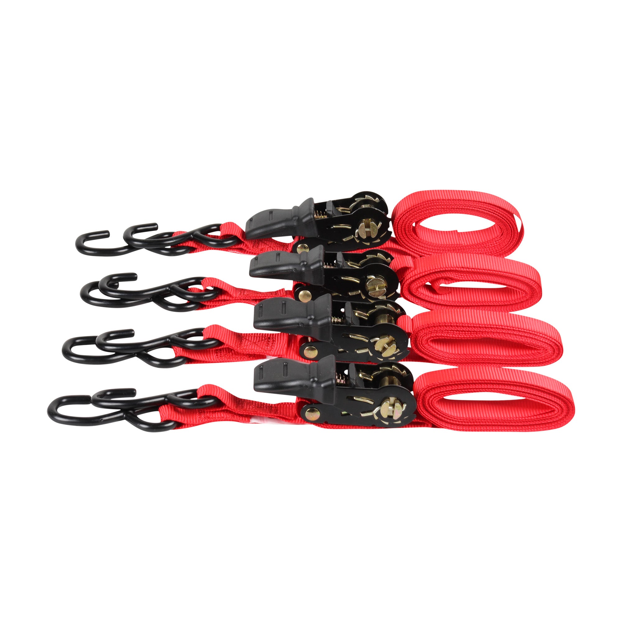 Ganchos tensores con matraca 4 pzas (4.5 mts, 450 kgs)