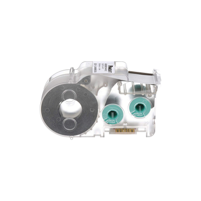 PANDUIT - Casete de Etiqueta de Vinilo de Cinta Continua, Color Negro Sobre Amarillo, Uso Interior/Exterior, 9.65 mm de Ancho x 7.6 Metros (24.93 Pies) de Largo