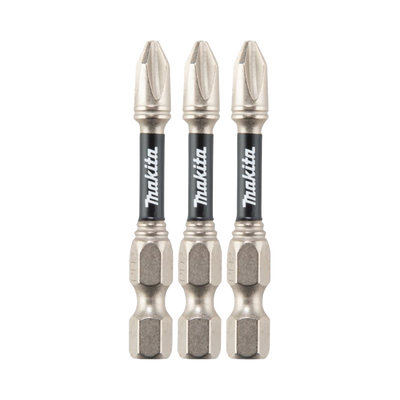 MAKITA - Punta Reforzada de 2" Phillips #2 Impact XPS®, Paquete con 3 piezas