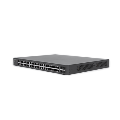 TP-LINK - Smart Switch JetStream PoE+ administrable Capa 2, 48 puertos 10/100/1000 Mbps + 4 puertos SFP 384 W