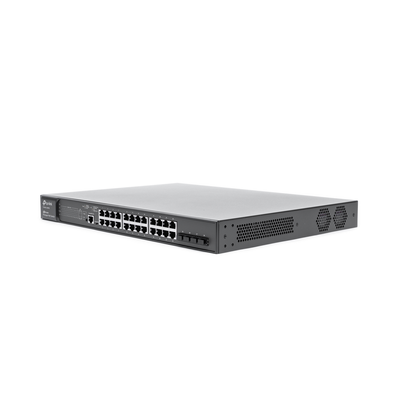TP-LINK - Switch JetStream PoE+ administrable Capa 2, 24 puertos 10/100/1000 Mbps + 4 puertos SFP 384 W