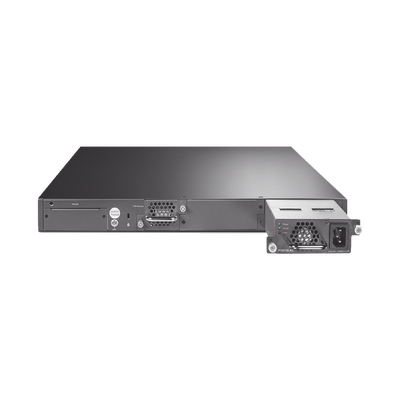 TP-LINK - Switch Core JetStream administrable capa 3, 24 puertos RJ45 Gigabit, 4 puertos SFP combo, hasta 4 ranuras SFP+, apilamiento de hasta 8.