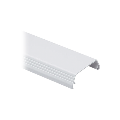 PANDUIT - Cubierta (Tapa) tipo bisagra para canaleta T-45, de PVC rígido, 60.3 x 19.1 x 2438.4 mm, Color Blanco Mate