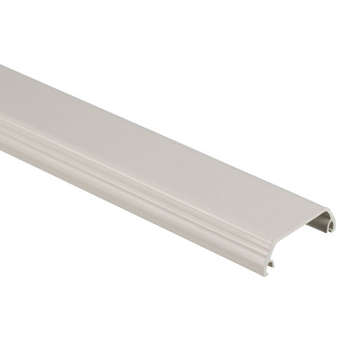 PANDUIT - Cubierta (Tapa) tipo bisagra para canaleta T-45, de PVC rígido, 60.3 x 19.1 x 2438.4 mm, Color Blanco