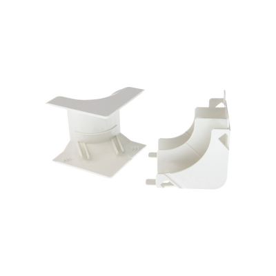 PANDUIT - Esquinero interior, para uso con canaleta T45, Material PVC Rígido, Color Blanco Mate