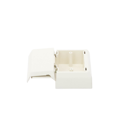 PANDUIT - Caja Superficial Con Bisagras de Instalación a Presión, Para Canaletas T45, Material PVC Rígido, Color Blanco Mate