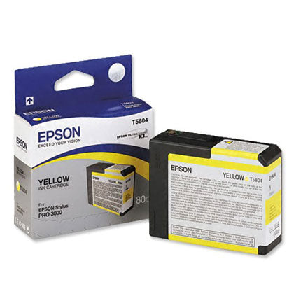 EPSON - Tinta Epson Stylus Pro 3800/3880 80ml Color Amarillo