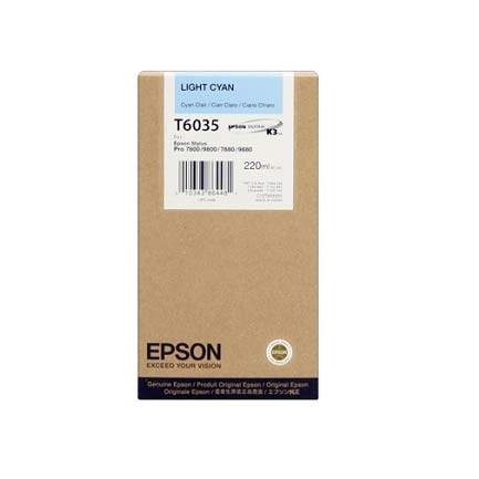 EPSON - Tinta Epson Stylus Pro 7800/7880/9800/9880 220ml Color Cian Claro