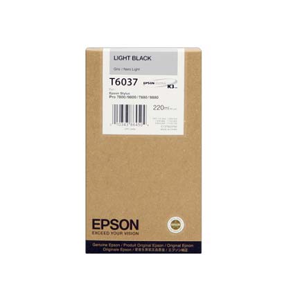 EPSON - Tinta Epson Stylus Pro 7800/7880/9800/9880 220ml Color Negro Claro