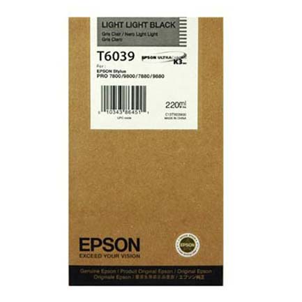 EPSON - Tinta Epson Stylus Pro 7800/7880/9800/9880 220ml Color Negro Claro