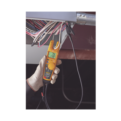 FLUKE - Probador Eléctrico de Pinza Abierta Field Sense, Medición de Tensión 1000 Vca y Corriente 200 A Simultáneos. Aplicación Eléctrica y HVAC