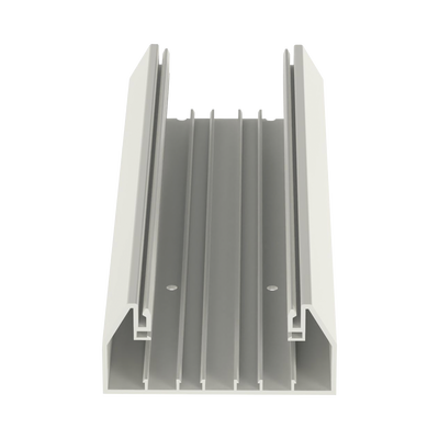 PANDUIT - Base para canaleta T-70, de PVC rígido, con orificios perforados para montaje, 103.3 x 44.9 x 2400 mm, Color Blanco Mate