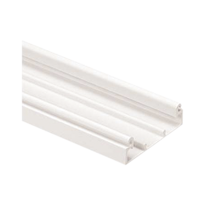 PANDUIT - Base para canaleta T-70, de PVC rígido, con orificios perforados para montaje, 103.3 x 44.9 x 1828.8 mm, Color Blanco