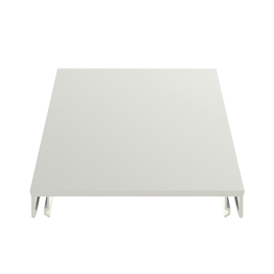 PANDUIT - Cubierta para canaleta T-70, de PVC rígido, 70.1 x 9.1 x 2400 mm, Color Blanco Mate