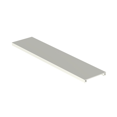 PANDUIT - Cubierta para canaleta T-70, de PVC rígido, 70.1 x 9.1 x 2400 mm, Color Blanco Mate