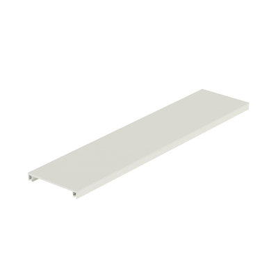 PANDUIT - Cubierta para canaleta T-70, de PVC rígido, 70.1 x 9.1 x 2400 mm, Color Blanco Mate