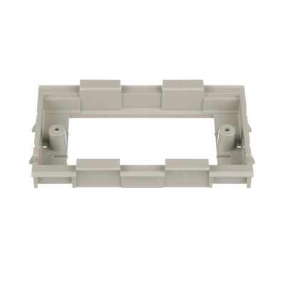 PANDUIT - Soporte para Montaje de Faceplates en Canaleta T70, de PVC Rígido, Color Gris Internacional