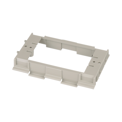 PANDUIT - Soporte para Montaje de Faceplates en Canaleta T70, de PVC Rígido, Color Gris Internacional