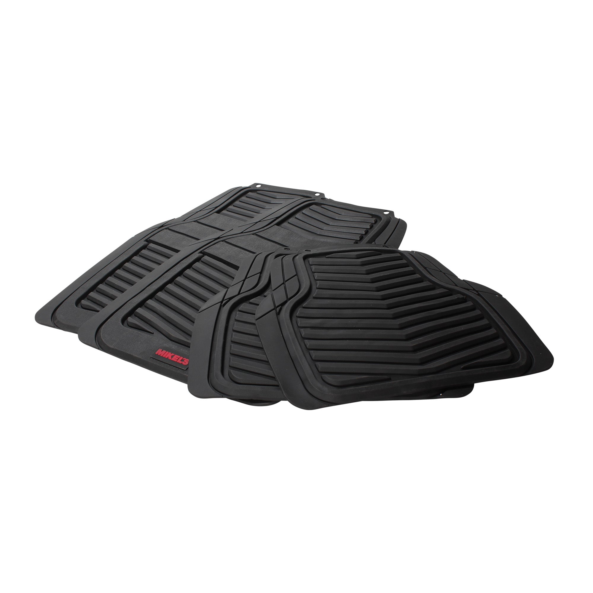 Tapete para auto de hule, negro premium
