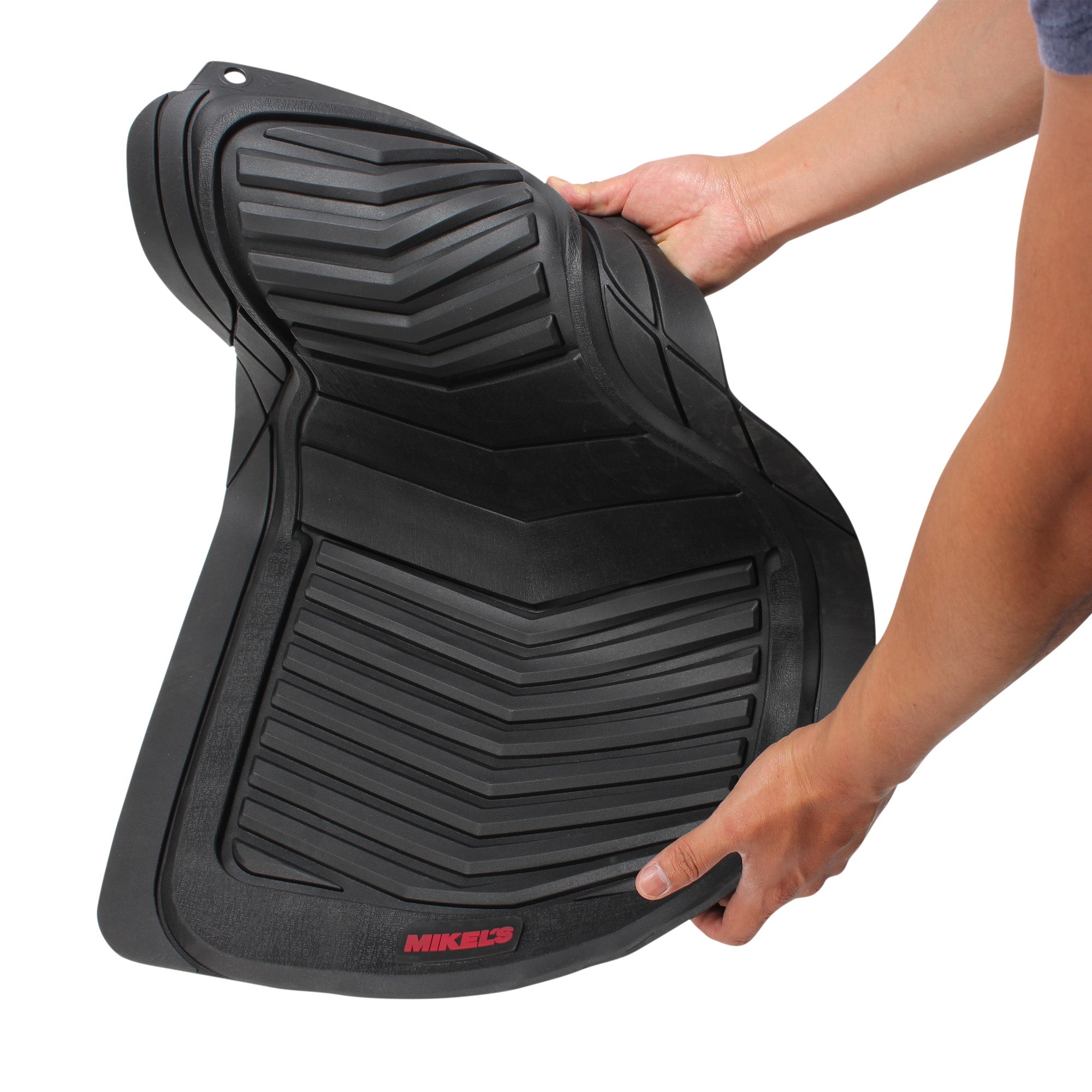 Tapete para auto de hule, negro premium