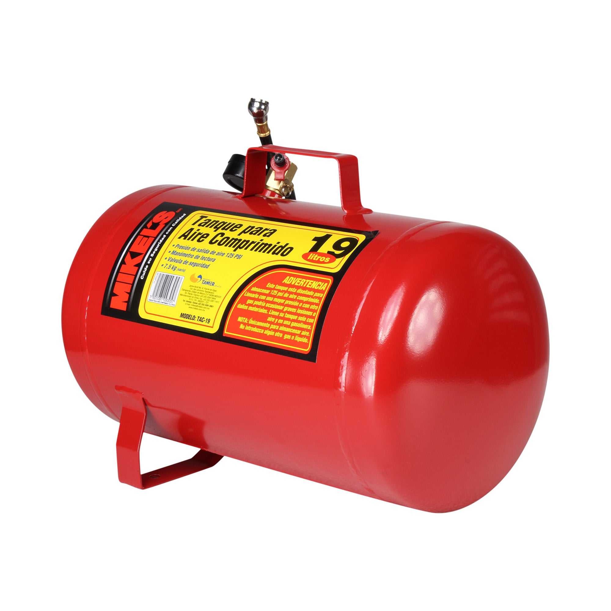 Tanque para aire comprimido (19 lts)